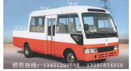 江淮7米14座柴油机电力工程车（国五）
