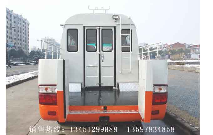 江淮7米14座汽油机电力工程车（国四）
