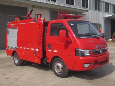 东风途逸单排1吨水罐消防车（上蓝牌）