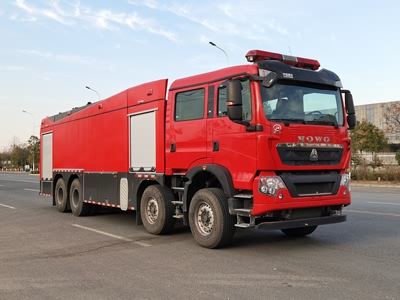 T5G原装双排18吨水罐消防车